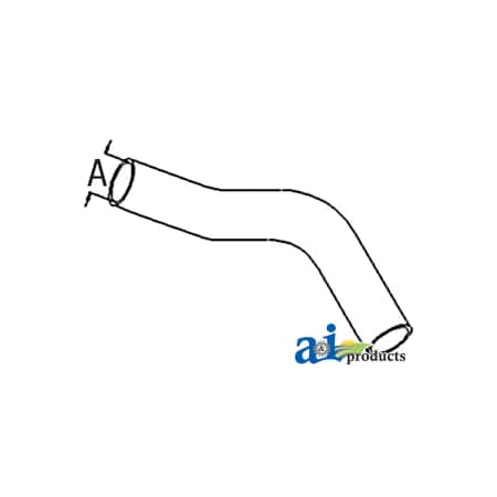 A & I Products Radiator Hose, Lower 12" x3" x4" A-10A7815